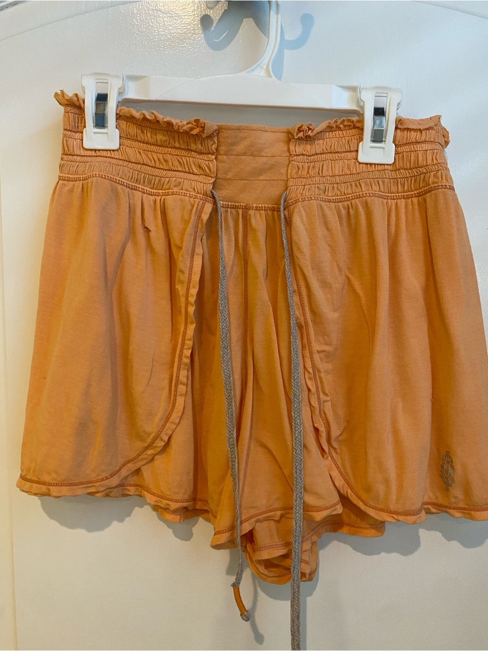 Free People Movement Dream Work Orange Shorts XS